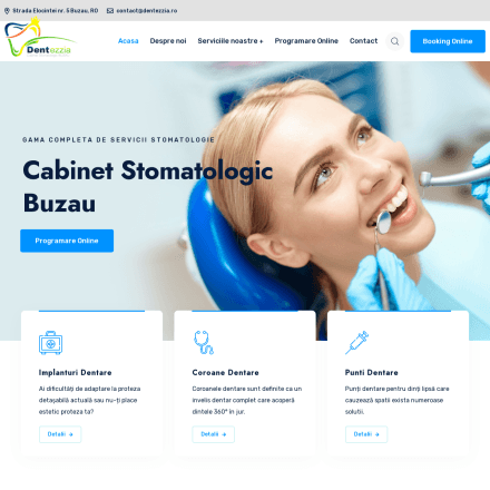 Creare Site de Prezentare Stomatologie